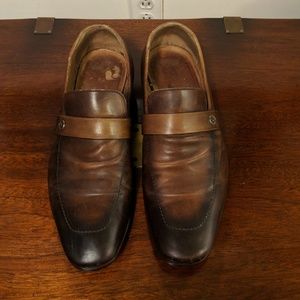Brown Vintage Gucci loafer men sz 9.5